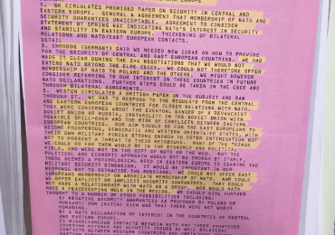 DOCUMENT : Révélations sur l’hostilité historique de Londres à l’élargissement de l’OTAN à l’Est et l’engagement de Berlin…