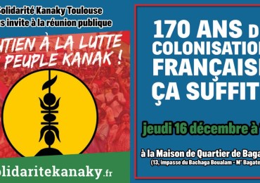 Il est grand temps d'en finir avec 170 ans de colonisation française en Kanaky-Nouvelle-Calédonie (Survie)